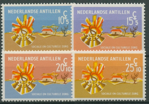 Niederländische Antillen 1968 Kulturelle Fürsorge Bändertanz 190/93 postfrisch