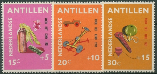 Niederländische Antillen 1971 Voor het Kind Spielzeug 236/38 postfrisch