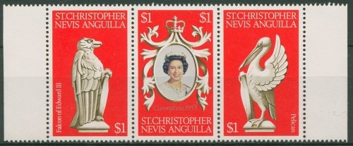 St. Christopher-Nevis-Anguilla 1978 Elisabeth II 347/49 ZD postfrisch
