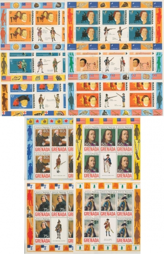 Grenada 1975 200 Jahre Unabhängigkeit Amerikas 657/66 K postfrisch (C97305)