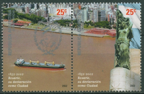 Argentinien 2002 Stadt Rosario Paraná-Fluß 2717/18 ZD postfrisch