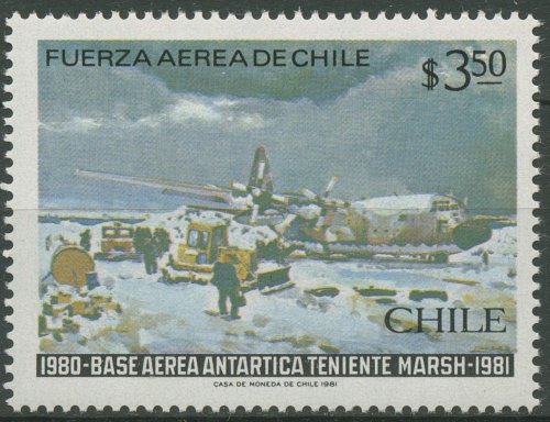 Chile 1981 Antarktisforschung Basis Teniente Marsh 953 postfrisch