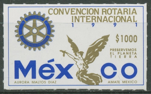 Mexiko 1991 Rotary International Weltkongress 2217 postfrisch