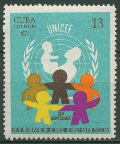 Kuba 1971 Kinderhilfswerk UNICEF 1742 postfrisch