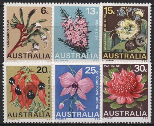 Australien 1968 Blumen 398/03 postfrisch