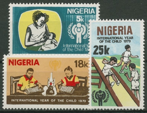 Nigeria 1979 Internationales Jahr des Kindes 359/61 postfrisch
