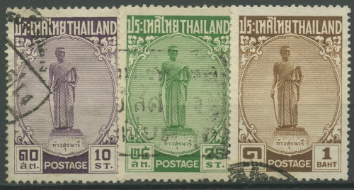 Thailand 1955 Tao Suranari, Die Tapfere Frau 316/18 gestempelt