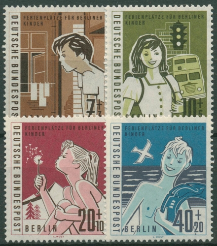 Berlin 1960 Ferienplätze für Kinder 193/96 postfrisch