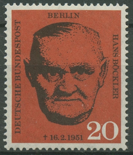 Berlin 1961 Hans Böckler 197 postfrisch