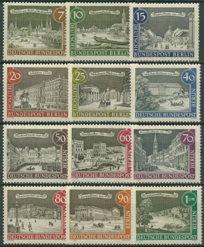 Berlin 1962 Alt-Berlin Bauwerke 218/29 postfrisch