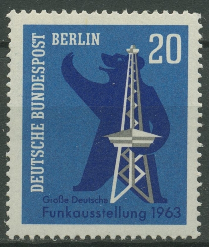 Berlin 1963 Funkausstellung Berliner Bär 232 postfrisch