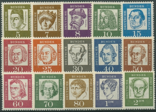 Berlin 1961 Bedeutende deutsche Persönlichkeiten 199/13 postfrisch