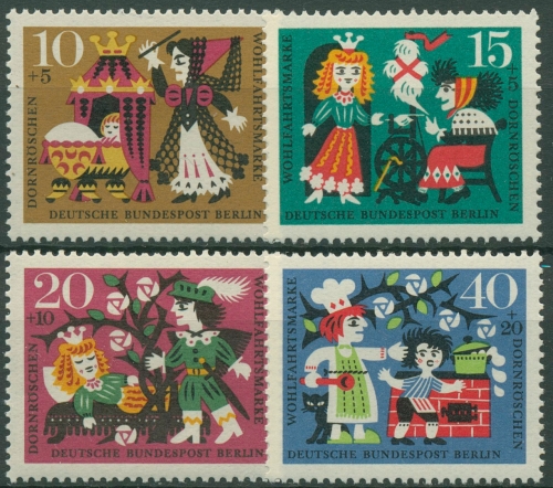 Berlin 1964 Grimms Märchen Dornröschen 237/40 postfrisch