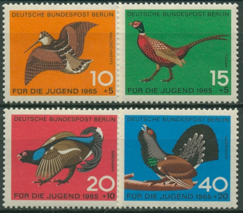 Berlin 1965 Tiere Jagd Federwild 250/53 postfrisch