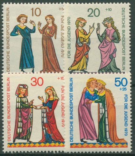 Berlin 1970 Minnesänger 354/57 postfrisch
