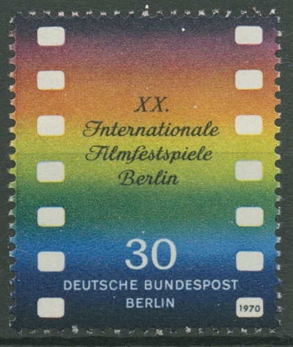 Berlin 1970 Internationale Filmfestspiele 358 postfrisch
