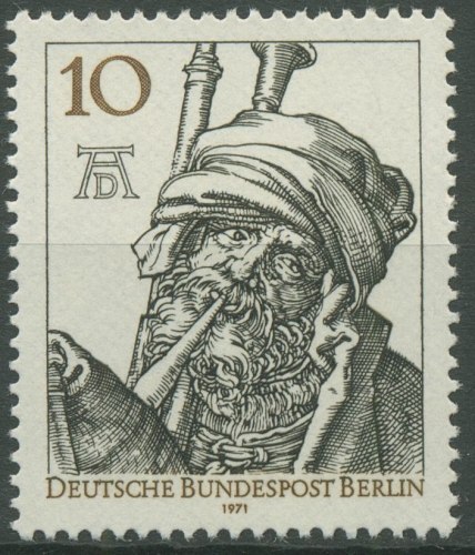 Berlin 1971 Albrecht Dürer Der Dudelsackpfeifer 390 postfrisch