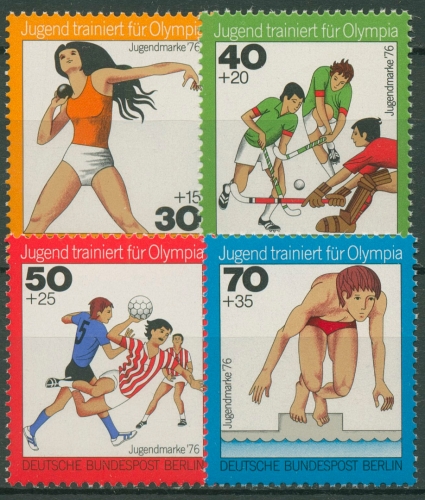 Berlin 1976 Jugend trainiert für Olympia 517/20 postfrisch