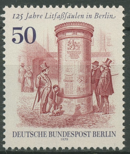 Berlin 1979 Litfaßsäulen 612 postfrisch