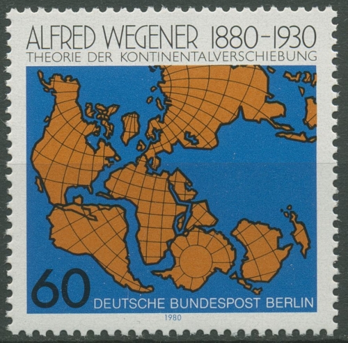 Berlin 1980 Meteorologe Alfred Wegener 616 postfrisch