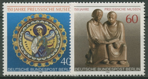Berlin 1980 Preußische Museen Goldschmiedearbeit Skulptur 625/26 postfrisch