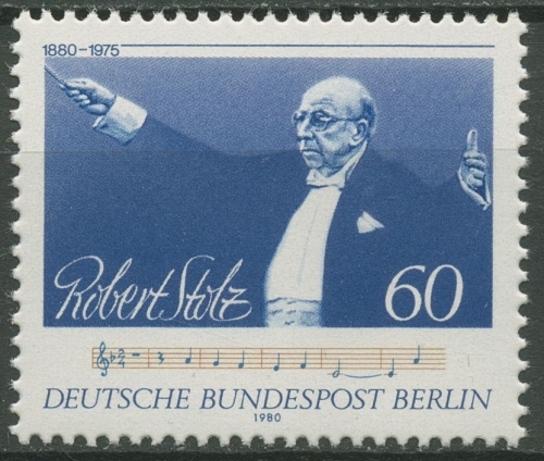 Berlin 1980 Komponist Robert Stolz 627 postfrisch