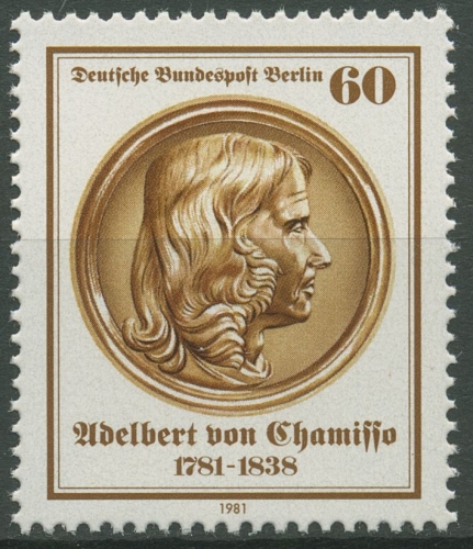 Berlin 1981 Dichter Adelbert von Chamisso 638 postfrisch