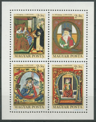 Ungarn 1970 Tag der Briefmarke Block 77 A postfrisch (C92455)