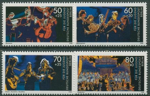 Berlin 1988 Wettbewerb Jugend musiziert 807/10 postfrisch