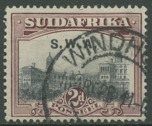 Südwestafrika 1927 Regierungsgebäude Pretoria 117 gestempelt