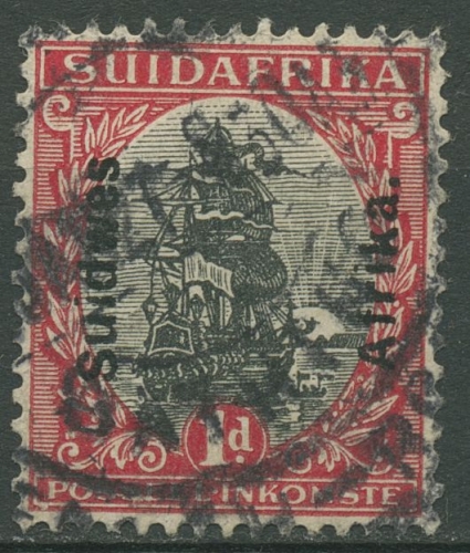 Südwestafrika 1926 Segelschiff 84 gestempelt