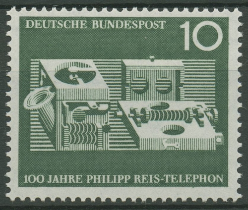 Bund 1961 Philipp Reis Telefon 373 postfrisch