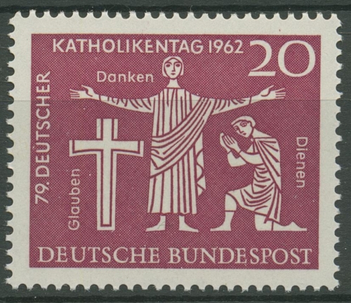 Bund 1962 Katholikentag Hannover 381 postfrisch