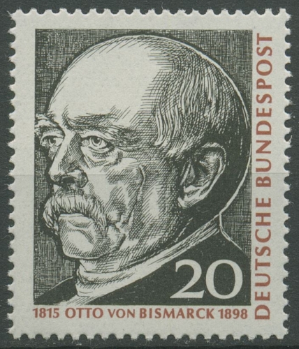 Bund 1965 Otto Fürst von Bismarck 463 postfrisch