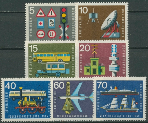 Bund 1965 Verkehrsausstellung München 468/74 postfrisch