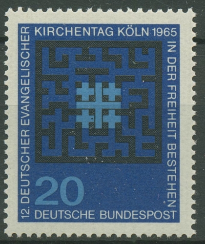 Bund 1965 Evangelischer Kirchentag Köln 480 postfrisch