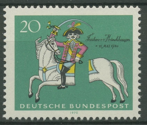 Bund 1970 Baron Münchhausen 623 postfrisch