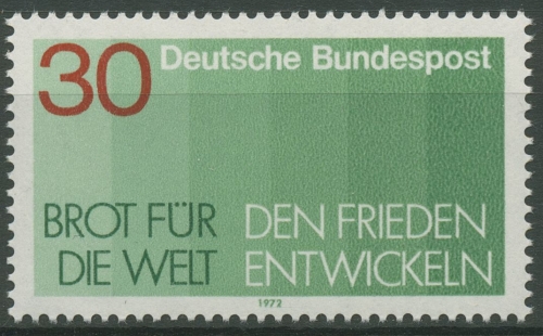 Bund 1972 Brot für die Welt 751 postfrisch