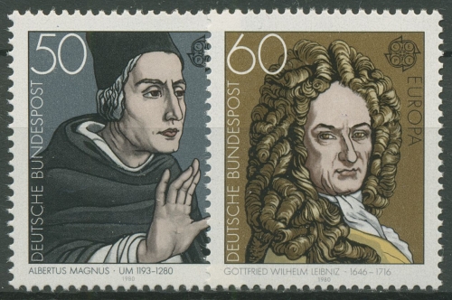 Bund 1980 Europa CEPT Persönlichkeiten 1049/50 postfrisch