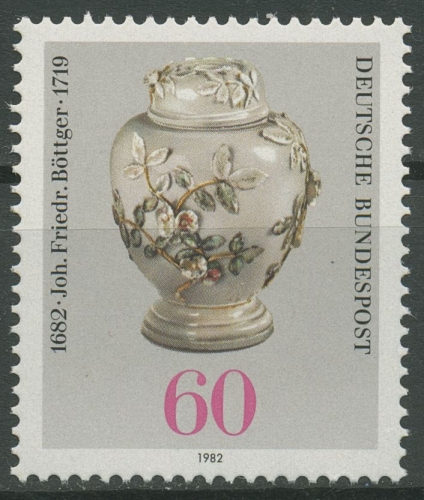 Bund 1982 Porzellan Johann Friedrich Böttger Porzellantopf 1118 postfrisch