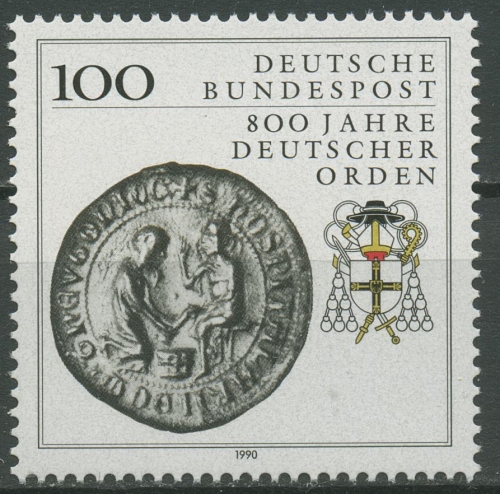 Bund 1990 Deutscher Orden Siegel 1451 postfrisch
