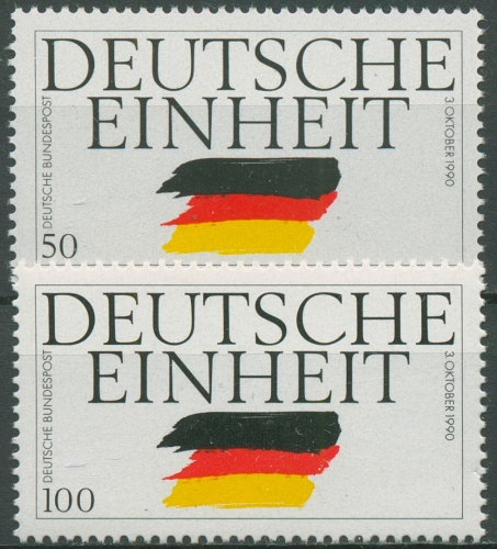 Bund 1990 Deutsche Einheit 1477/78 postfrisch