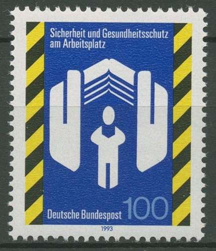 Bund 1993 Jahr für Sicherheit und Gesundheit am Arbeitsplatz 1649 postfrisch