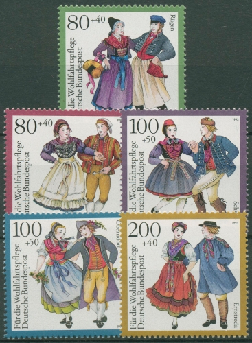 Bund 1993 Deutsche Trachten 1696/00 postfrisch