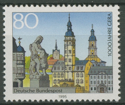 Bund 1995 Gera Stadtansicht 1772 postfrisch