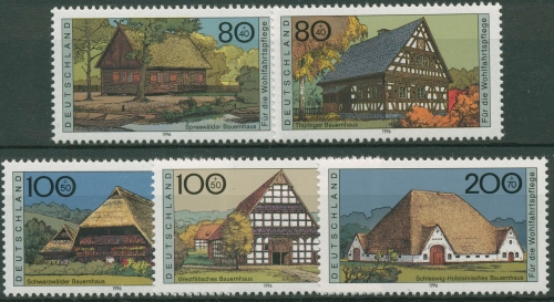 Bund 1996 Bauwerke Bauernhäuser 1883/87 postfrisch