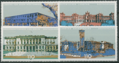 Bund 1998 Landesparlamente 1974/77 postfrisch