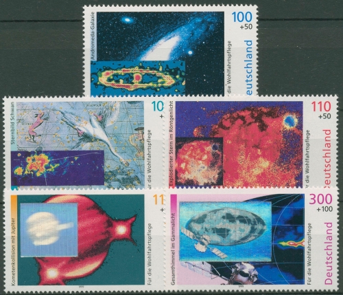 Bund 1999 Kosmos Sternenhimmel 2077/81 postfrisch