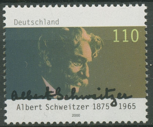 Bund 2000 Albert Schweitzer 2090 postfrisch