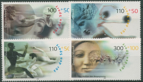 Bund 2000 Sporthilfe Sport und Frieden 2094/97 postfrisch